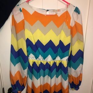 chevron, spring dress!